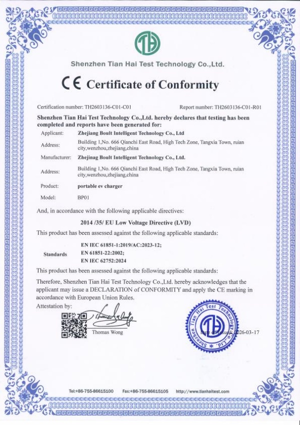 Certifications