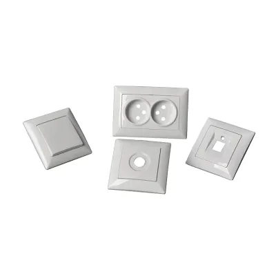 Household Injection Moulded Plastic Switch Plate Outlet Cover
