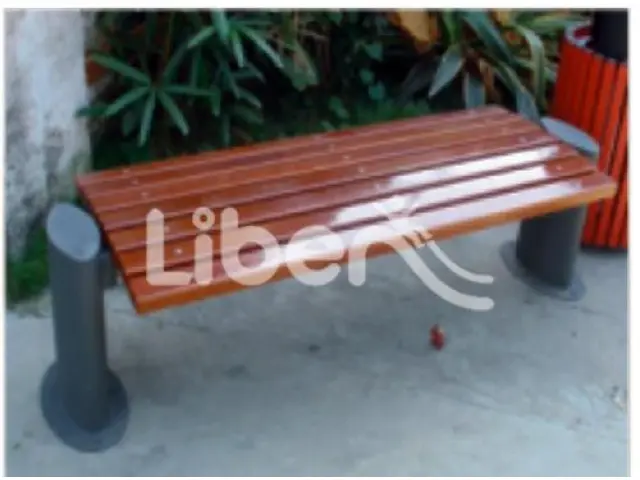 Wooden Bench Of Park Bench