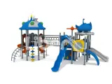 Outdoor Slide Climbing Net Of Amusement Park