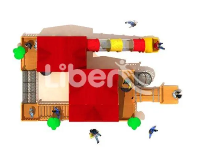 High Quality Outdoor Wood  Playground