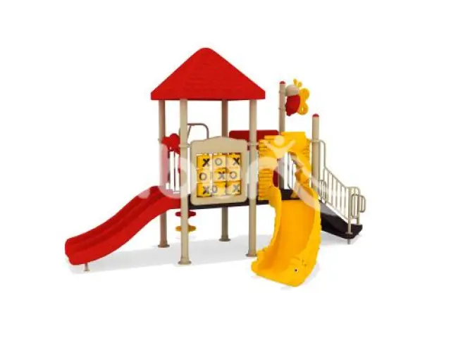 Nature Series Plastic Children Playground Slide  
