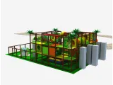 Custom Design Jungle Style Children Indoor Play Center