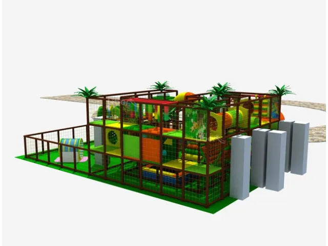 Custom Design Jungle Style Children Indoor Play Center