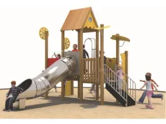 Liben Outdoor Commercial Wooden Playground Equipment Wood Series