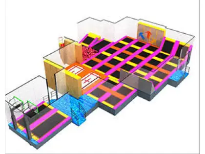 Liben First Trampoline Park in Tsitsihar