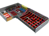 800 Square Meter Custom Design Trampoline Park