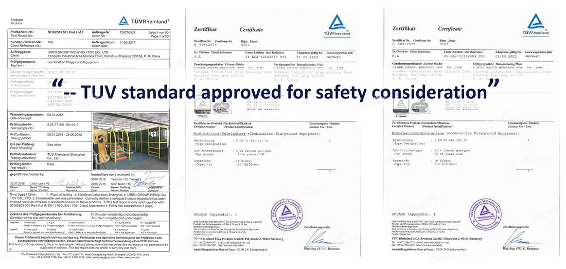 Indoor Playground Certificate