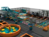 Large Custom Indoor Adventure Trampoline Park