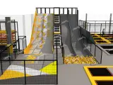 Liben Custom Trampoline Park with Ninja Course