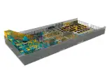 Large Complex Indoor Trampoline Park with Soft Play