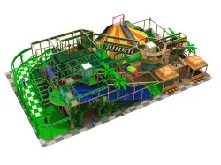 Large Jungle Theme Indoor Playground for Kids