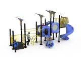 The Joining Of Outdoor  Multifunctional Plastic Combined Slide
