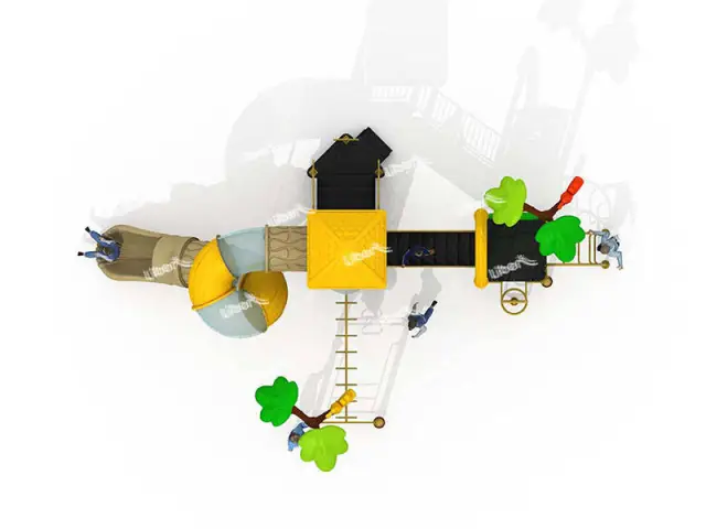 Manufacturer Custom-made Outdoor Children’s Climbing Combined Slide