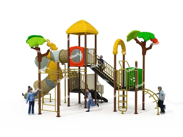 Manufacturer Custom-made Outdoor Children’s Climbing Combined Slide