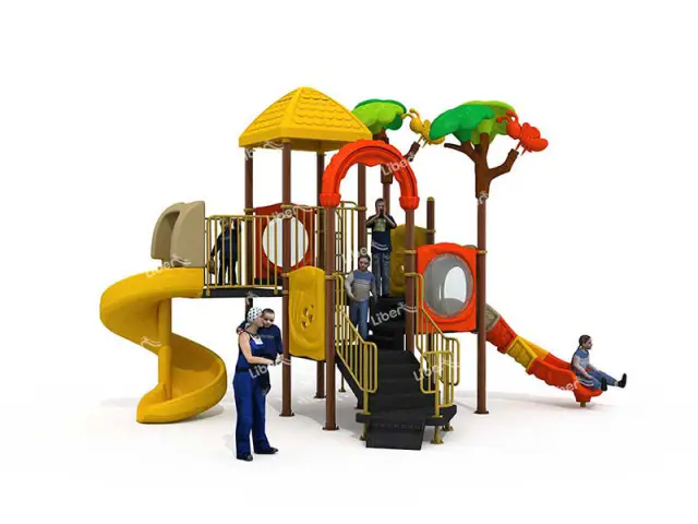 New Outdoor Engineering Plastic Combined Slide
