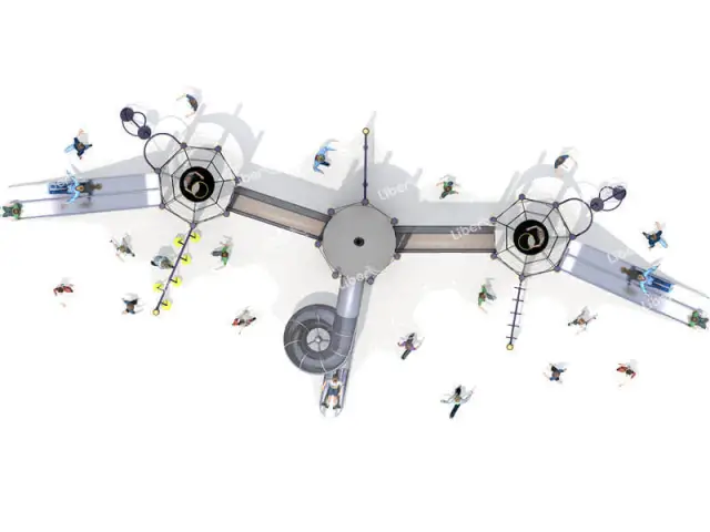 Large Unpowered Outdoor Playground Equipment