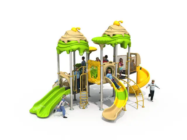 Children Special-shaped Log Combined Slide