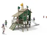 Wooden Unpowered Playground Equipment