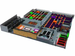 Kids Indoor Playground Equipment Trampoline Park