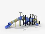 plastic child outdoor swing set