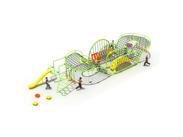 Children Custom Climbing Structure Popular Rope Play Sets