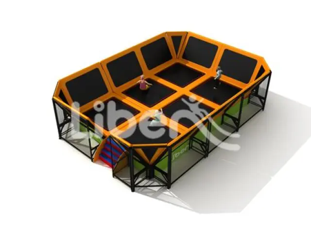 Indoor Trampoline Park  By  Liben