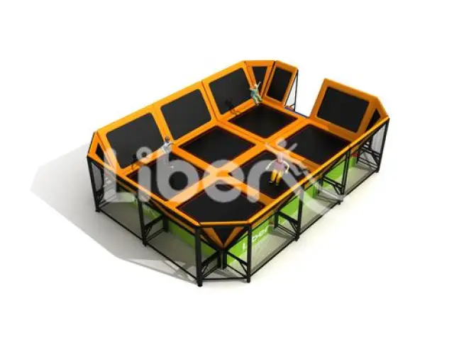 Indoor Trampoline Park  By  Liben