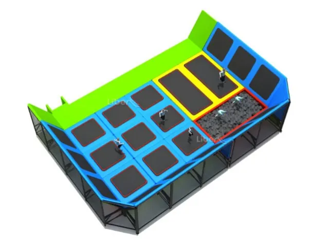 Liben Small Indoor Trampoline Park With Foam Pit