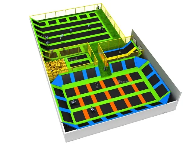 Large Indoor Trampoline Park