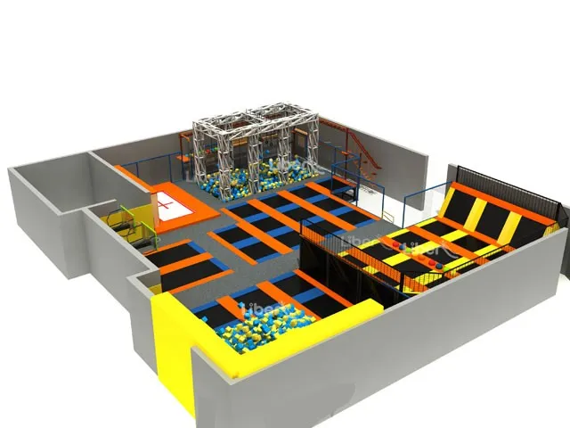 Customized Indoor Trampoline Park Builder