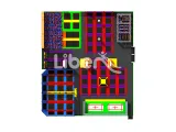 Liben large children's indoor amusement trampoline park equipment