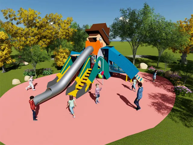 Kids Gentleman Theme Outdoor Park Playground for Sale