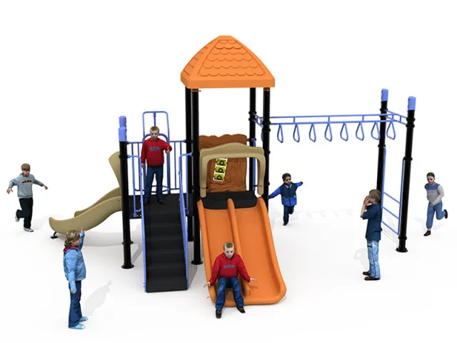 Kindergarten Swing Solid Outdoor Combined Slide