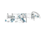 Liben kids theme park outdoor playground expand climbing equipment kindergarten preschool nursery play set
