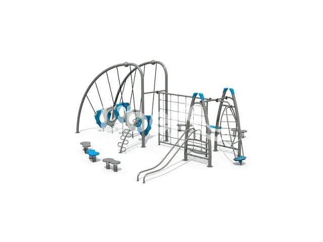 Custom wholesale kids outdoor playground rope frame climbing net cargo
