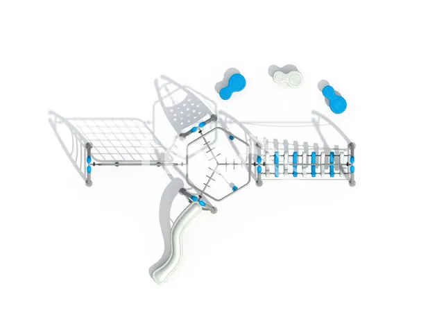 Jungle gym climbing outdoor play equipment for kids play area