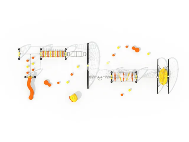 Customized slide set play ground for kids children outdoor