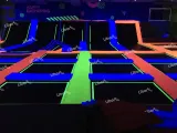 Liben UV Glow Fluorescent Trampoline for Night Party