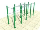 Outdoor workout multifunction playground gym equipment for kids