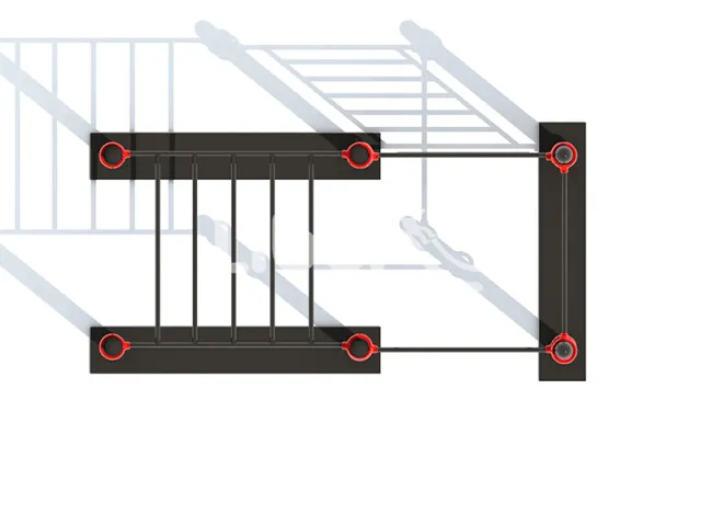 Liben Hot Sale Galvanized Steel Pipe Multi functional Outdoor Exercise Gym Fitness Equipment Machine for Adults