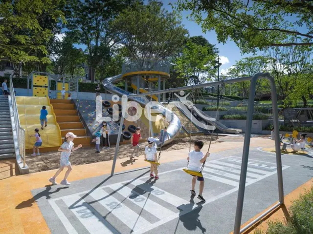 Children Street Park Customized Stainless Steel Playground