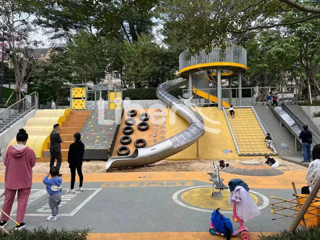 Children Street Park Customized Stainless Steel Playground