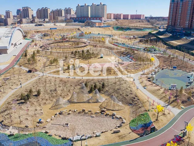 Public Park Big Fun Outdoor Play Equipment