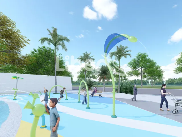 Water series semi-circular swimming pool drenching water spray toys water park equipment