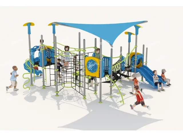 outdoor climbing set playground slide school physical activity exercise playset