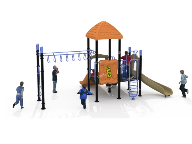 Popular Used Outdoor Playground Slide Equipment for preschool