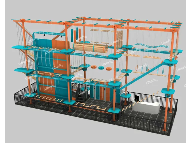 Kids Custom Popular Indoor Ropes Course Playground Equipment