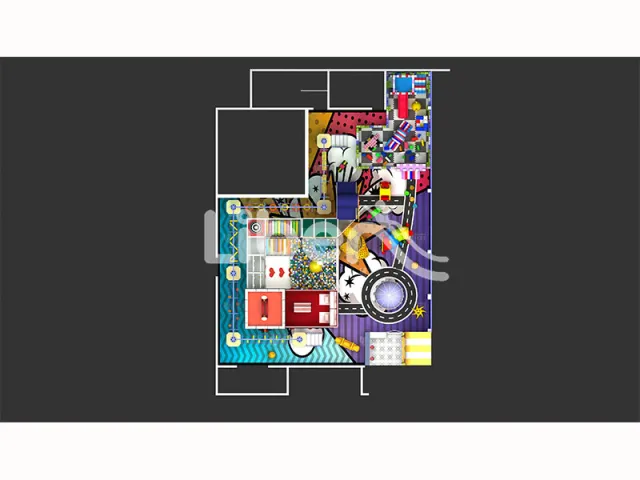 Puzzle based indoor amusement park