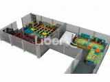Comprehensive Color Trampoline Park for Sports